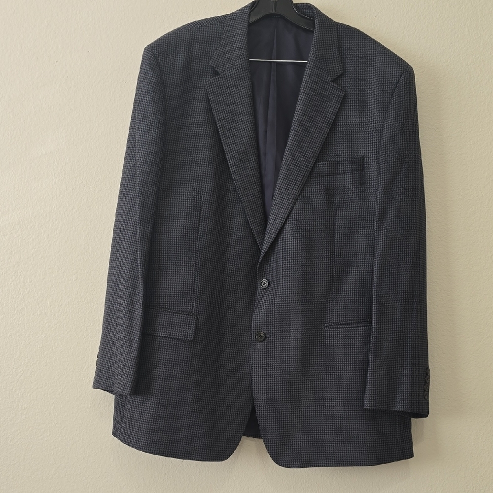 Ralph Lauren Gray/brown Checkered‎ Blazer 48L